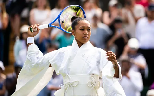 Naomi Osaka at Wimbledon