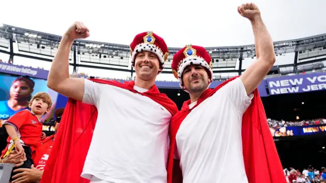 England fans in America