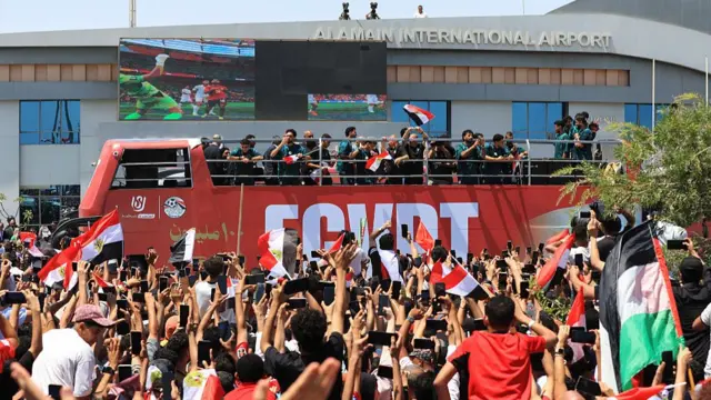 egypt open top bus
