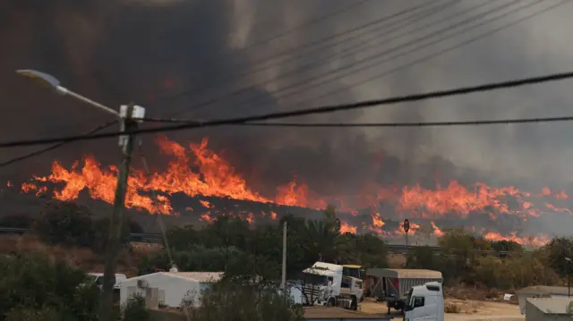 At least 12 people have died in a wildfire in southern Spain, with early indications suggesting four of the victims are British, according to a local official