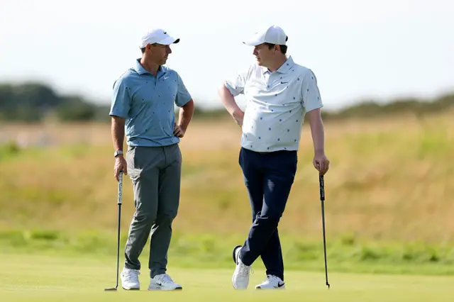 McIlroy and MacIntyre are both well positioned