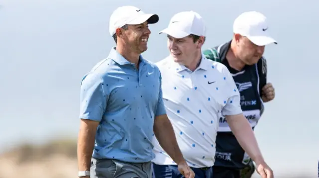 Rory McIlroy and Bob MacIntyre