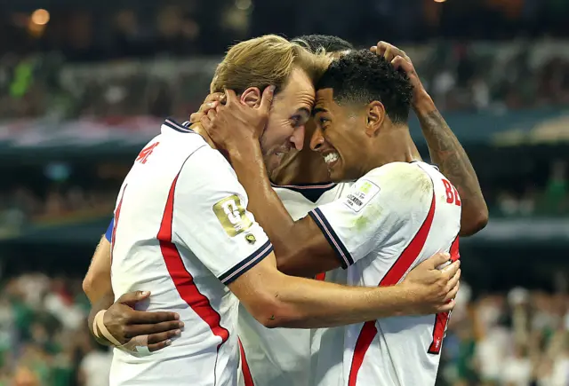 England celebrate