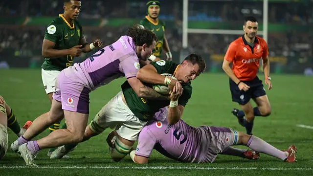 South Africa score against Scotland