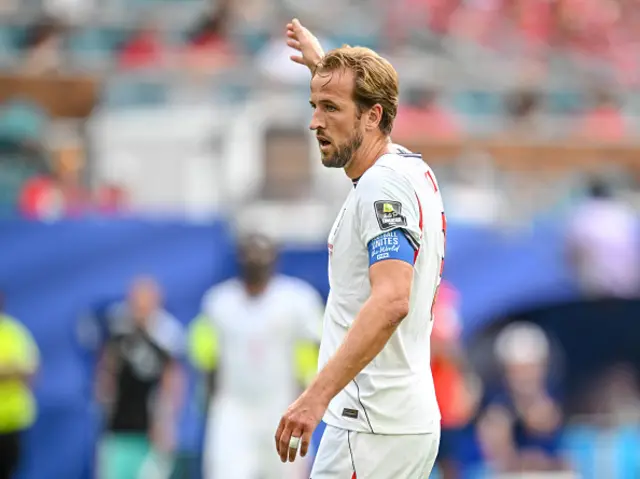 Harry Kane of England gestures