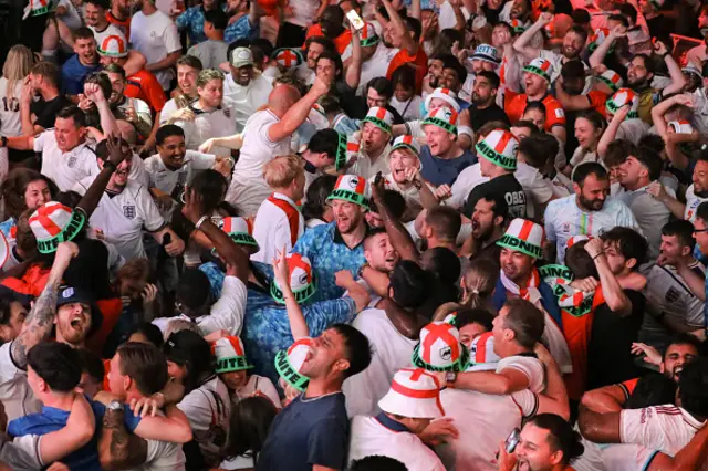 Fans celebrate