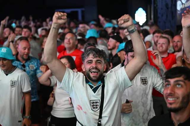 Fans celebrate