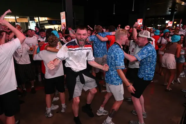 Fans celebrate