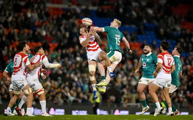 Jamie Osborne in the air