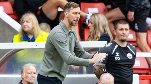 Stirling Albion manager Steven Whittaker