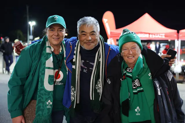 Ireland and Japan fans