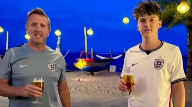 Father and son in Bali