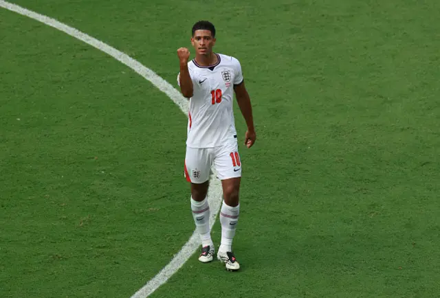Jude Bellingham #10 of England celebrates