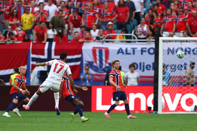 Morgan Rogers of England shoots