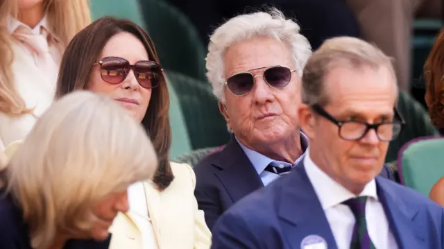 Dustin Hoffman at Wimbledon