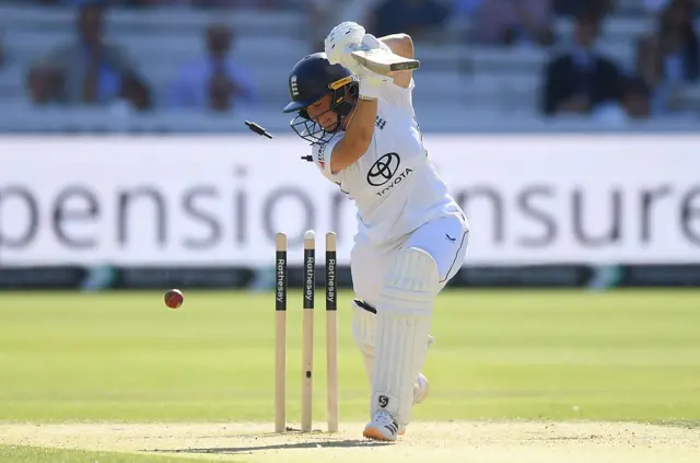 Alice Capsey wicket