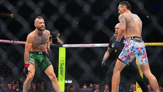 Connor McGregor in action