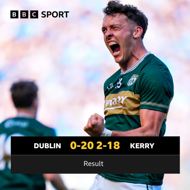 FT: Dublin 0-20 Kerry 2-18