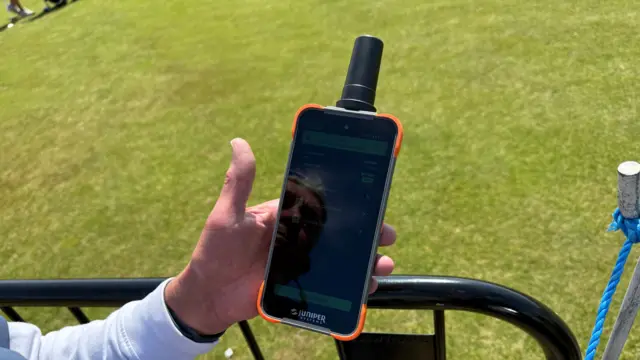 Touchscreen golf tech