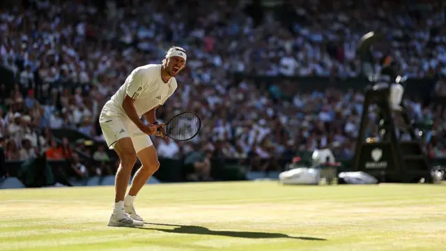 Alexander Zverev celebrates