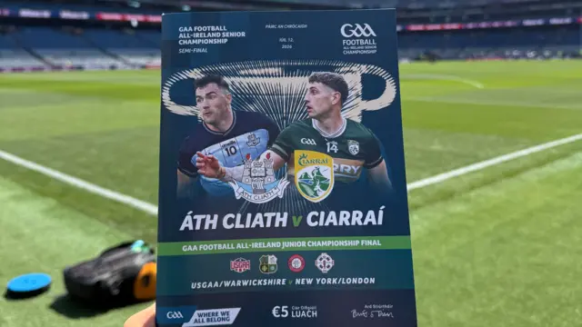 Kerry v Dublin match programme