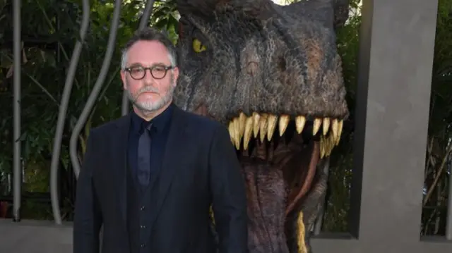 Colin Trevorrow arrives at the Los Angeles Premiere Of Universal Pictures "Jurassic World Dominion" on June 06, 2022