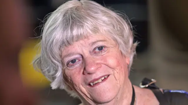 Ann Widdecombe smiling