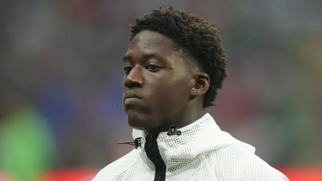 Kobbie Mainoo on the pitch