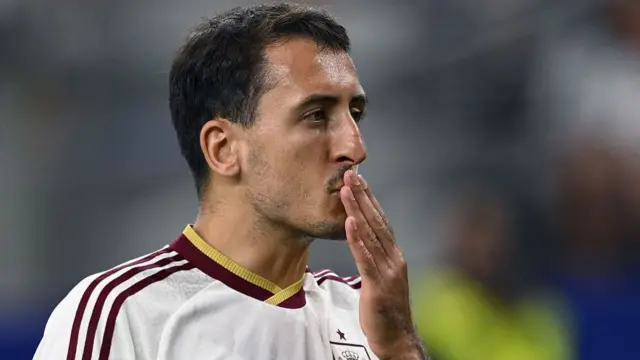 Mikel Oyarzabal of Spain celebrates his goal during