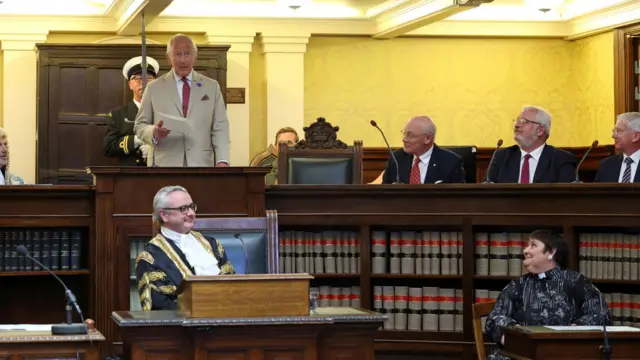 King Charles addresses Tynwald