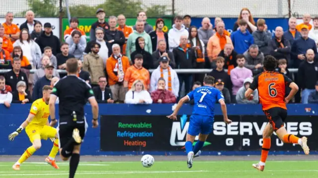 Montrose score against Dundee United
