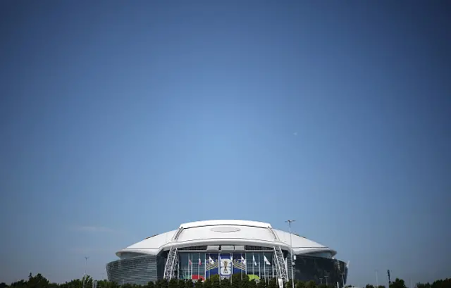 General view outside the stadium