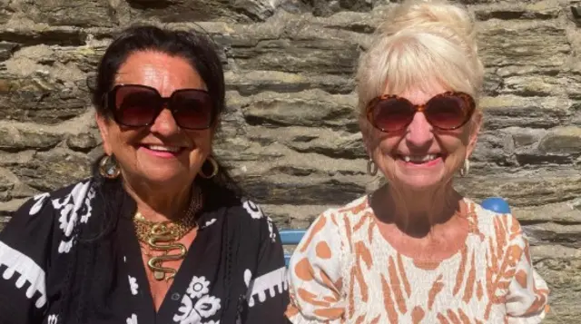 Patricia Gallaher and Susan Dahl smiling.