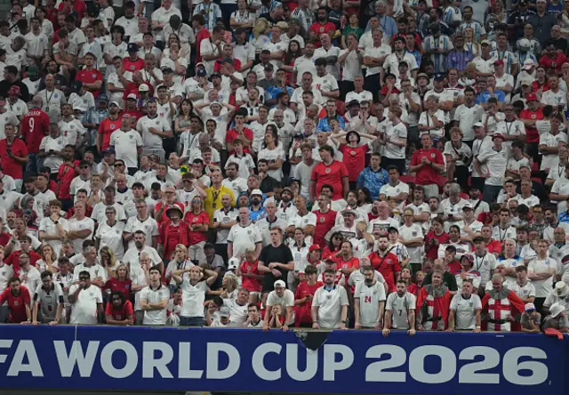 England fans (England) during semi-final