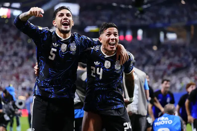 Argentina celebrate