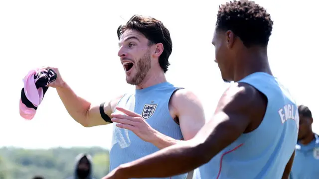 Declan Rice in training