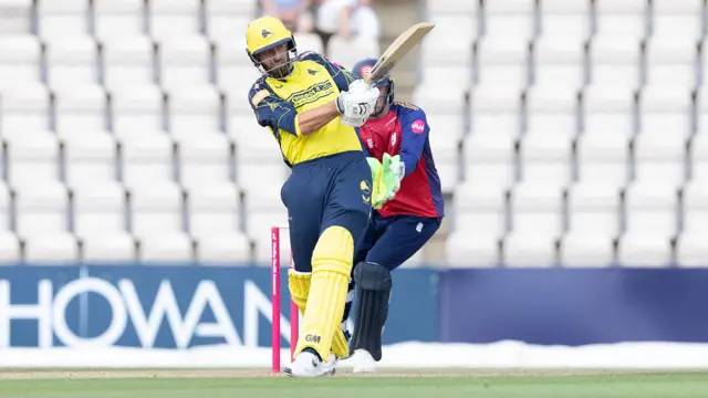 James Vince batting for Hampshire against Essex