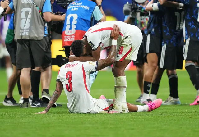 England disappointed