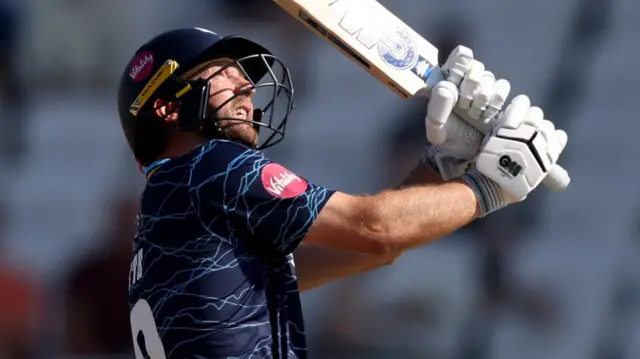 Adam Lyth plays a big shot