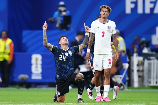 Enzo Fernandez of Argentina celebrates