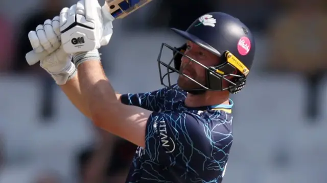 Adam Lyth batting