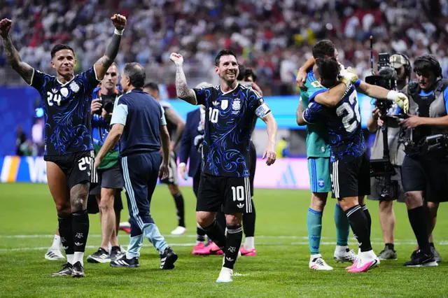 Argentina celebrate