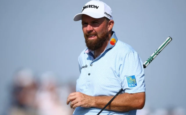 Ireland's Shane Lowry looks on