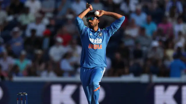 Axar Patel bowling