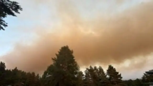 A smoky photo