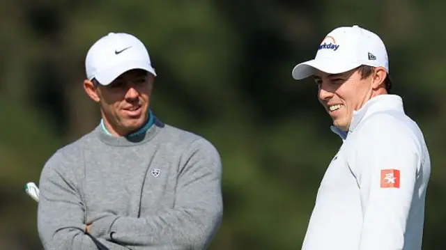Rory McIlroy and Matt Fitzpatrick