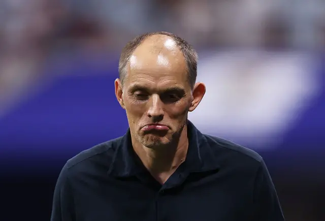 Thomas Tuchel looking glum