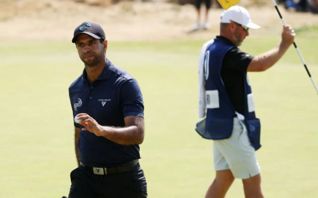 England's Aaron Rai during the first round