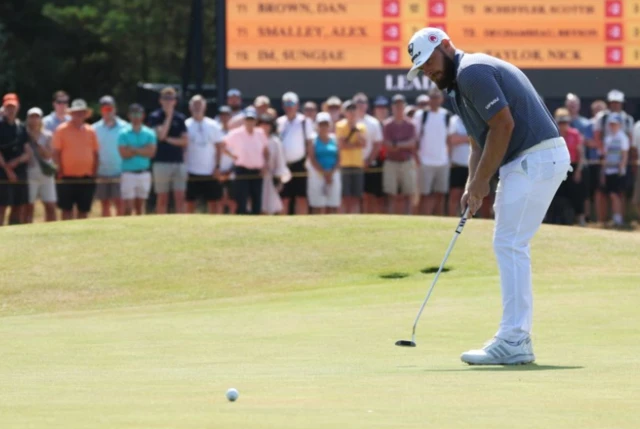 England's Tyrrell Hatton in action