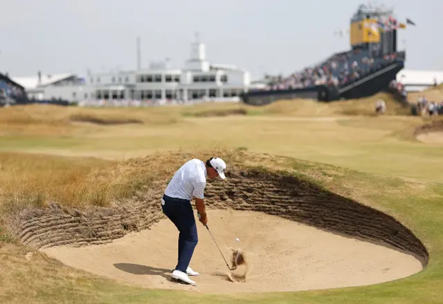 Jackson Suber of the United States plays a shot